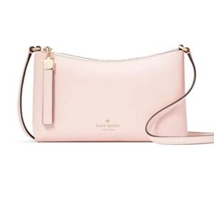 Kate Spade Saffiano Leather Sadie Chalk Pink small Crossbody Bag - New